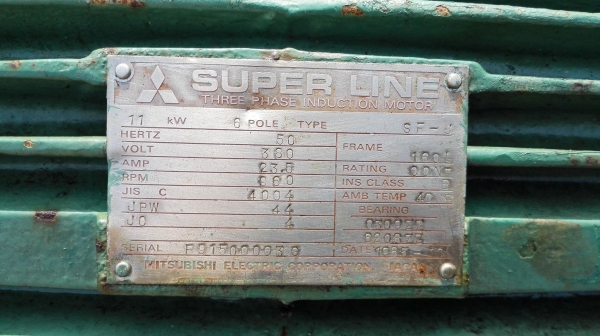 ปั้มน้ำหอยโข่งญี่ปุ่นใบพัดสเตนเลส TORISHIMA PUMP JAPAN ท่อ 10&rdquo;- 10&rdquo; ชนมอเตอร์ 15 HP 6 Po