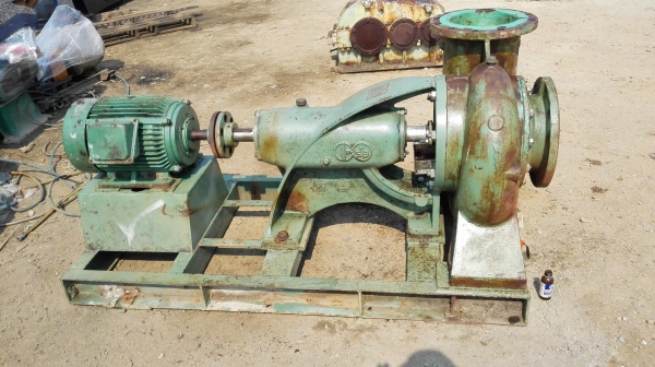 ปั้มน้ำหอยโข่งญี่ปุ่นใบพัดสเตนเลส TORISHIMA PUMP JAPAN ท่อ 10”- 10” ชนมอเตอร์ 15 HP 6 Po ปั้มน้ำหอยโข่งญี่ปุ่นใบพัดสเตนเลส TORISHIMA PUMP JAPAN ท่อ 10”- 10” ชนมอเตอร์ 15 HP 6 Po