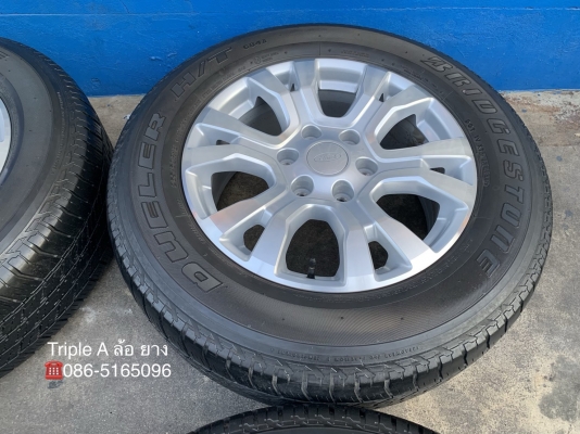 ล้อแม็ก Ford Ranger Wildtrak Limited รุ่นใหม่ล่าสุด ขอบ 18 พร้อมยาง 265-60-18 Bridgestone ปลายปี 15 แม็กสวย ดอกยางหนาปึก