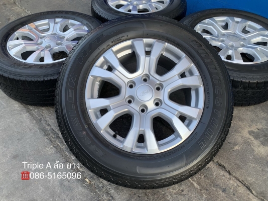 ล้อแม็ก Ford Ranger Wildtrak Limited รุ่นใหม่ล่าสุด ขอบ 18 พร้อมยาง 265-60-18 Bridgestone ปลายปี 15 แม็กสวย ดอกยางหนาปึก