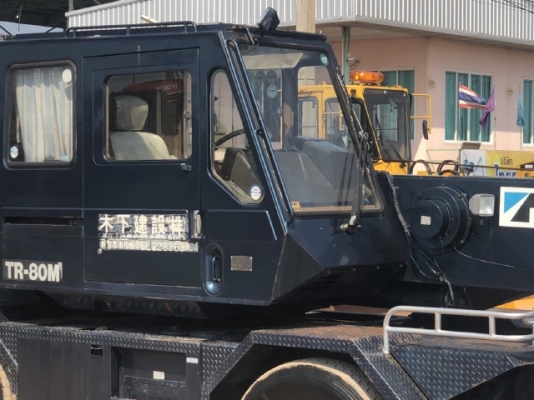 ขายรถเครน TADANO TR80M-1 (ขนาด 8 ตัน) ปี 1992 นำเข้าเองจากญี่ปุ่น สภาพสวยพร้อมใช้ มีVDOการทำงานครับ