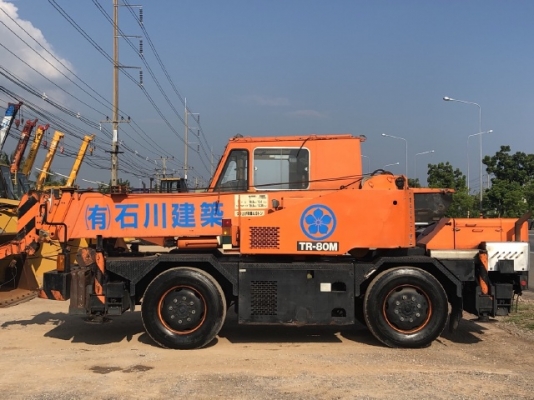 ขายรถเครน TADANO TR80M-1 (ขนาด 8 ตัน) ปี 1993 รถนอกนำเข้าจากญี่ปุ่น สภาพสวยพร้อมใช้ มีVDOการทำงานครั ขายรถเครน TADANO TR80M-1 (ขนาด 8 ตัน) ปี 1993 รถนอกนำเข้าจากญี่ปุ่น สภาพสวยพร้อมใช้ มีVDOการทำงานครั