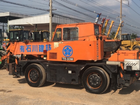 ขายรถเครน TADANO TR80M-1 (ขนาด 8 ตัน) ปี 1993 รถนอกนำเข้าจากญี่ปุ่น สภาพสวยพร้อมใช้ มีVDOการทำงานครั ขายรถเครน TADANO TR80M-1 (ขนาด 8 ตัน) ปี 1993 รถนอกนำเข้าจากญี่ปุ่น สภาพสวยพร้อมใช้ มีVDOการทำงานครั