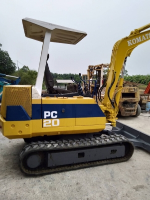 รถแบคโฮ KOMATSU PC20 รุ่น 6 รถเก่านอกนำเข้า ยังไม่เคยใช้งานในไทย เครื่องดี ปั๊มดี แท็กยางใหม่ สภาพดีพร้อมใช้งาน มีเอกสารใบอินวอยซ์ มี VDO การทำงานให้ชม