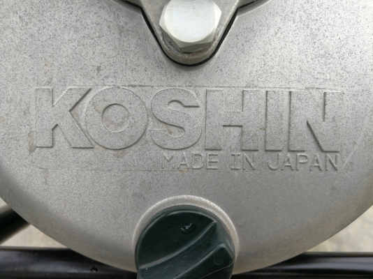 เครื่องสูบน้ำ 3 นิ้ว KOSHIN SEH-80X (JAPAN)  Made in Japan สภาพสวยพร้อมใช้ ท่อน้ำขนาด3นิ้ว  เครื่องยนต์ KOSHIN K-180 5HP ปั้ม KOSHIN SEV-80X