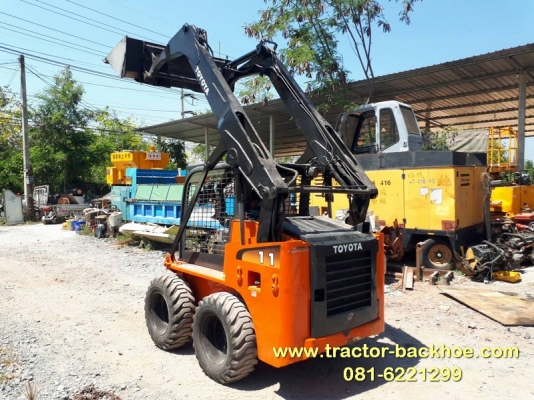 ขาย รถตักล้อยาง TOYOTA SDK11 สภาพสวย BOBCAT เก่าญี่ปุ่นแท้ พร้อมใช้ ขาย รถตักล้อยาง TOYOTA SDK11 สภาพสวย BOBCAT เก่าญี่ปุ่นแท้ พร้อมใช้