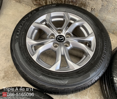 ล้อแม็ก 5รู114 Mazda CX3 ขอบ 16 พร้อมยาง 215-60-16 Bridgestone ปี 16