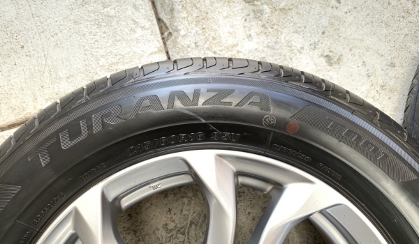 ล้อแม็ก 5รู114 Mazda CX3 ขอบ 16 พร้อมยาง 215-60-16 Bridgestone ปี 16