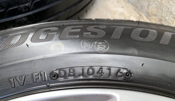ล้อแม็ก 5รู114 Mazda CX3 ขอบ 16 พร้อมยาง 215-60-16 Bridgestone ปี 16
