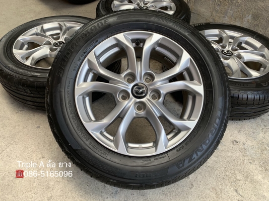 ล้อแม็ก 5รู114 Mazda CX3 ขอบ 16 พร้อมยาง 215-60-16 Bridgestone ปี 16