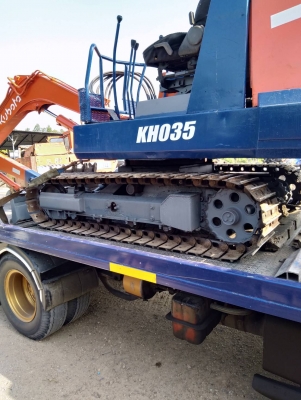 รถแบคโฮ KUBOTA KH035 รถเก่านอกนำเข้า ยังไม่เคยใช้งานในไทย ชม.การทำงาน 3,000+ ชม. มีระบบเต่า-กระต่าย เครื่องดี ปั๊มดี โซ่หนา เอวแน่น พร้อมใช้งาน มีเอกสารใบอินวอยซ์ มี VDO การทำงานให้ชม