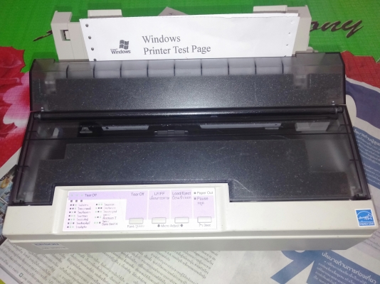 Epson LQ300+ll USB เครื่องดอท มือสอง ราคาถูก ใช้งานได้ 100 \% 1,950 บาท รวมส่ง 0981764644