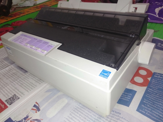 Epson LQ300+ll USB เครื่องดอท มือสอง ราคาถูก ใช้งานได้ 100 \% 1,950 บาท รวมส่ง 0981764644