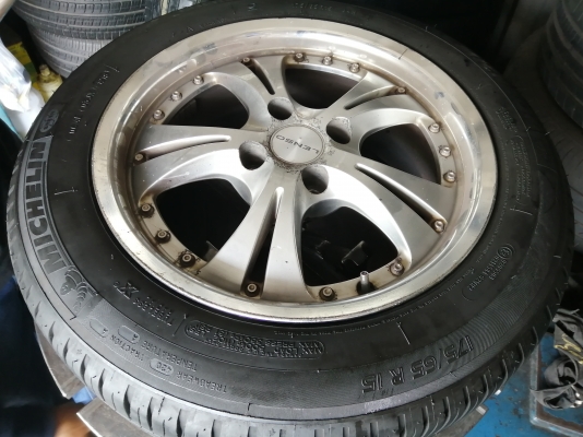 ยาง​ Michelin​ 175​ 65 15 ปี18 ดอกเต็ม ​ไม่มี​ปะ​ เนื้อ​นิ่ม​ๆ​ ใช้ยาว ราคาไม่​แพง​