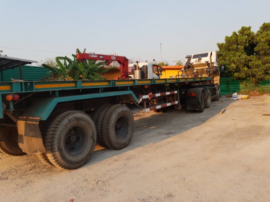 ขายหัวลาก ISUZU DECA270 แรงม้าปี47 พร้อมหางพื้นเรียบสามมิตรสองเพลาปี46 ยาว10เมตร