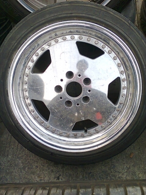 ขายล้อ AMGแท้หน้า8 หลัง10 5รู112 0806260417 14000