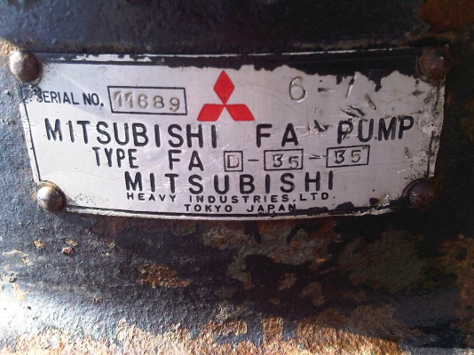 ปั้มไฮดรอลิก mitsubishi