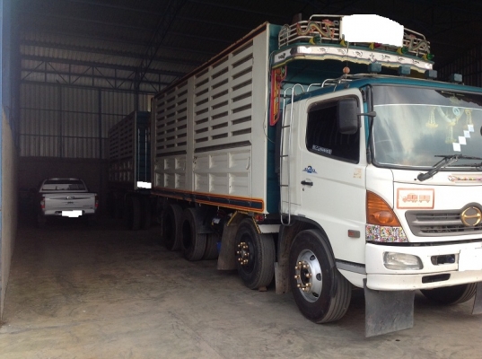 ขายรถสิบล้อพ่วงแม่ลูกดั้ม  HINO MEGA 260 แรง สวยจัด