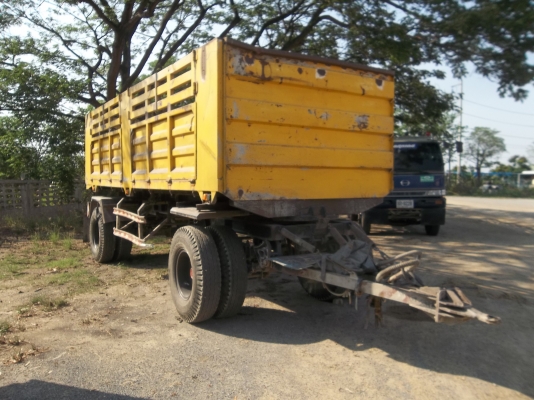 ขายด่วนรถบรรทุก MITSU 10ล้อดั้มพร้อมลูกพ่วงดั้มสองเพลา