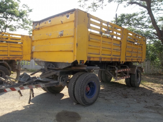 ขายด่วนรถบรรทุก MITSU 10ล้อดั้มพร้อมลูกพ่วงดั้มสองเพลา