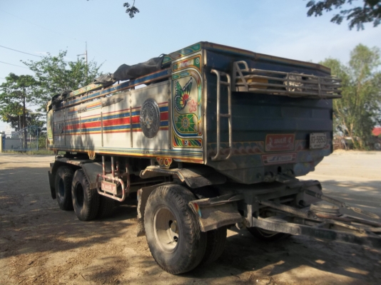 ขายด่วนรถบรรทุก10ล้อดั้มสองเพลาHINO 2Kกระบะดั้มปรีเนียมพร้อมลูกพ่วงสามเพลา