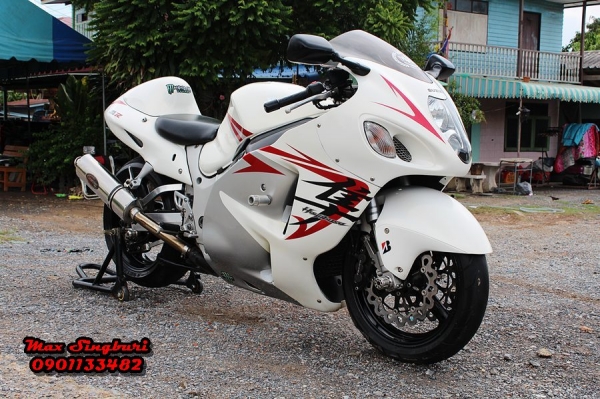 แม็กสิงห์บุรี//HAYABUSA 1300 CC ปี00 สภาพหล่อแต่งเพียบ ท่อสูตรคู่ อินวอยแท้ 198000 ด่วนๆ