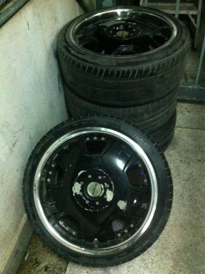 ล้อVIP ขอบ17 4รู100/114 "AC-schnitzer type r"
