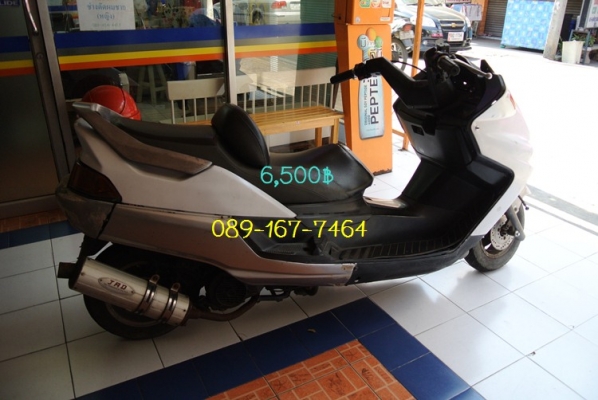 ขายรถทรงบิ๊กสกู๊ตเตอร์ สีขาว ราคา 6,500 บาท