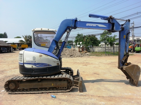 ขายด่วน..รถแบคโฮ MITSUBISHI MM57 SR รถสวย เก่าญี่ปุ่น มีใบอินวอยล์.
