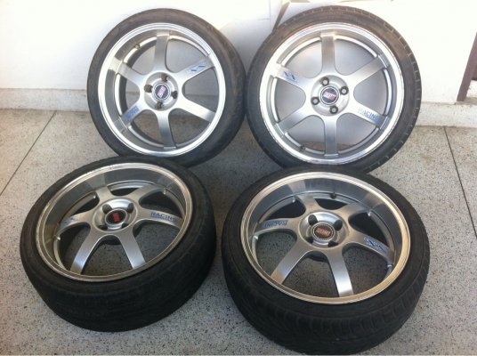 ล้อแนวRacing ขอบ17 4รู100 "Lenso"แท้