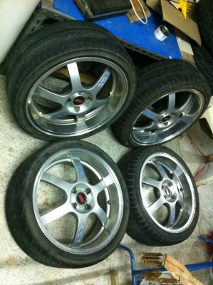 ล้อแนวRacing ขอบ17 4รู100 "Lenso"แท้