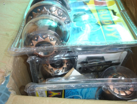 ขายเหมาลูกบิดประตู buddy รมดำ