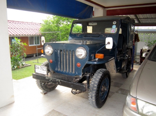 ขายรถจิ๊บทหาร Mitsubishi สภาพเดิม เปลี่ยนเครื่องเป็น เบนซิน