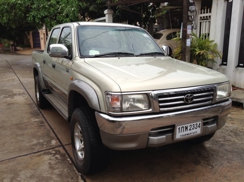 ปี2001 โตโยต้า ไฮลัก ไทเกอร์ 4ประตู เกียร์โฟเดิมๆ 4x4 เครือ่ง1เจ แกส LPG ประหยัดมากๆ