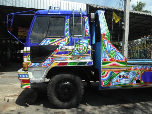 ขายรถเทรลเลอร์ 10 ล้อ MITSUBISHI FUSO 2 เพลา บรรทุกรถเกี่ยวข้าว หางเทรลเลอร์ต่อใหม่ ทำสีใหม่ (รถอยู่สุพรรณบุรี)