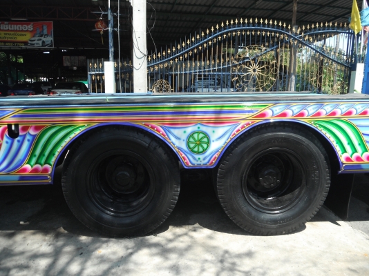 ขายรถเทรลเลอร์ 10 ล้อ MITSUBISHI FUSO 2 เพลา บรรทุกรถเกี่ยวข้าว หางเทรลเลอร์ต่อใหม่ ทำสีใหม่ (รถอยู่สุพรรณบุรี)