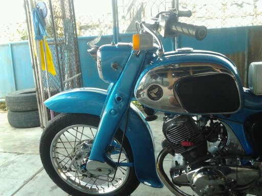 HONDA หมู C 95 เครื่องดี สีสวย ชุบเยอะ  ระบบไฟติดครบ ราคาถูก