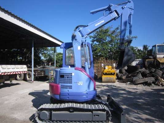 ขาย รถขุดเล็ก KOMATSU รุ่น PC38UU-2- แทร็กเหล็ก มือสองญี่ปุ่น