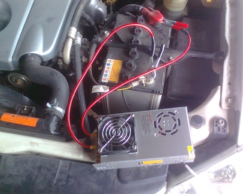 หม้อแปลง สวิทชิ่ง 12-14 v  38 A สำหรับเครื่่องเสียงรถ