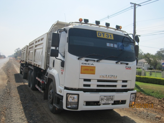ขายรถบรรทุกพ่วงดั้ม ISUZU DECA 300 ปี53 เครื่องดี คัสชีส์สวยๆๆ พร้อมใช้งานครับ