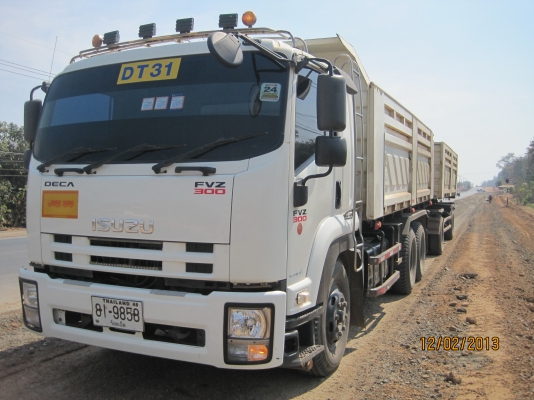 ขายรถบรรทุกพ่วงดั้ม ISUZU DECA 300 ปี53 เครื่องดี คัสชีส์สวยๆๆ พร้อมใช้งานครับ