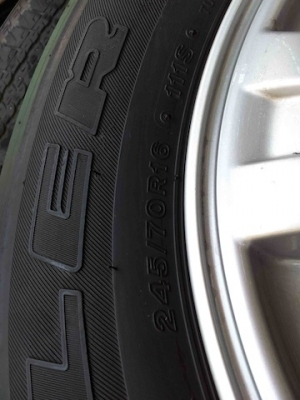 ขายแม็ก16 มิตซู ไทรทัน พร้อมยาง 245-70 R16 สภาพเดิม ๆ ขายแม็ก16 มิตซู ไทรทัน พร้อมยาง 245-70 R16 สภาพเดิม ๆ