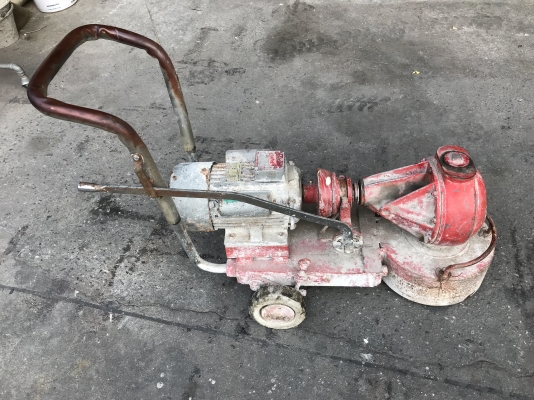 ขายเครื่องขัดหินขัด พร้อมมอเตอร์ 3HP. 220V ไฟบ้าน สภาพดี พร้อมใช้งาน มีล้อสึก 1ข้าง