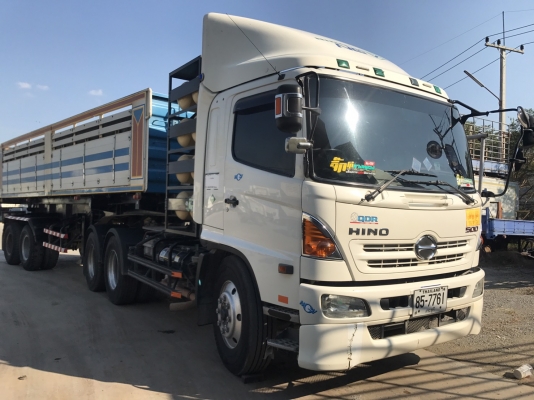 ขายหัวลาก 260 แรง ( CNG )ปี57 พร้อมหาง เชมิดั้มท์ สามมิตร สองเพลา ปี54 ยาว 8 ม. สภาพสวยๆ ราคา 1,700,