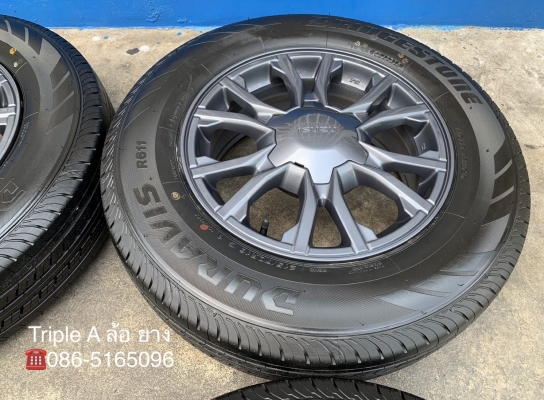 ล้อแม็กป้ายแดง ISUZU X-Series ขอบ 16 รุ่นใหม่ล่าสุด พร้อมยางป้ายแดง 215-70-16 Bridgestone สวยกริ๊บ