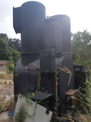 เตาเผาขยะ 2 หัวเผา เผาขยะ 1 หัว เผาควัน 1 หัว ระบบ ดักฝุ่นด้วยน้ำ ใช้น้ำมันดีเซล ราคา 120,000 บาท เตาเผาขยะ 2 หัวเผา เผาขยะ 1 หัว เผาควัน 1 หัว ระบบ ดักฝุ่นด้วยน้ำ ใช้น้ำมันดีเซล ราคา 120,000 บาท