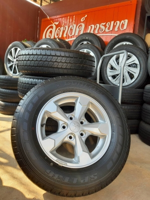 ล้อแม็กพร้อมยาง ถอดป้ายแดง ไทรทัน 5รู114 ยางดันล็อป ปลายปี18