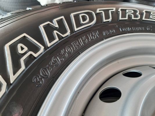 ล้อกระทะป้ายแดง พร้อมยางมือสอง ชุดเข้าสวนลุยป่า ดอกสวยๆ