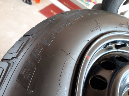 ล้อกระทะโตโยต้า ขอบ17 6รู139.7 พร้อมยาง