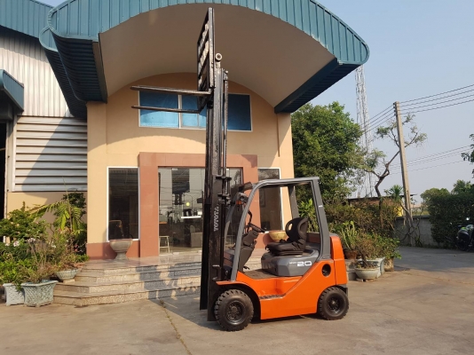 TOYOTA  2ตัน รุ่น8  ดีเซล เสาสูง 3.3 เมตร รสสวย วิ่งดี ชั่วโมงน้อย  ไม่เคยใช้งานในไทย ชมเครื่องจักร โฟล์คลิฟท์ รอก นับ1,000รายการจากญี่ปุ่นwww.paholgroup.com